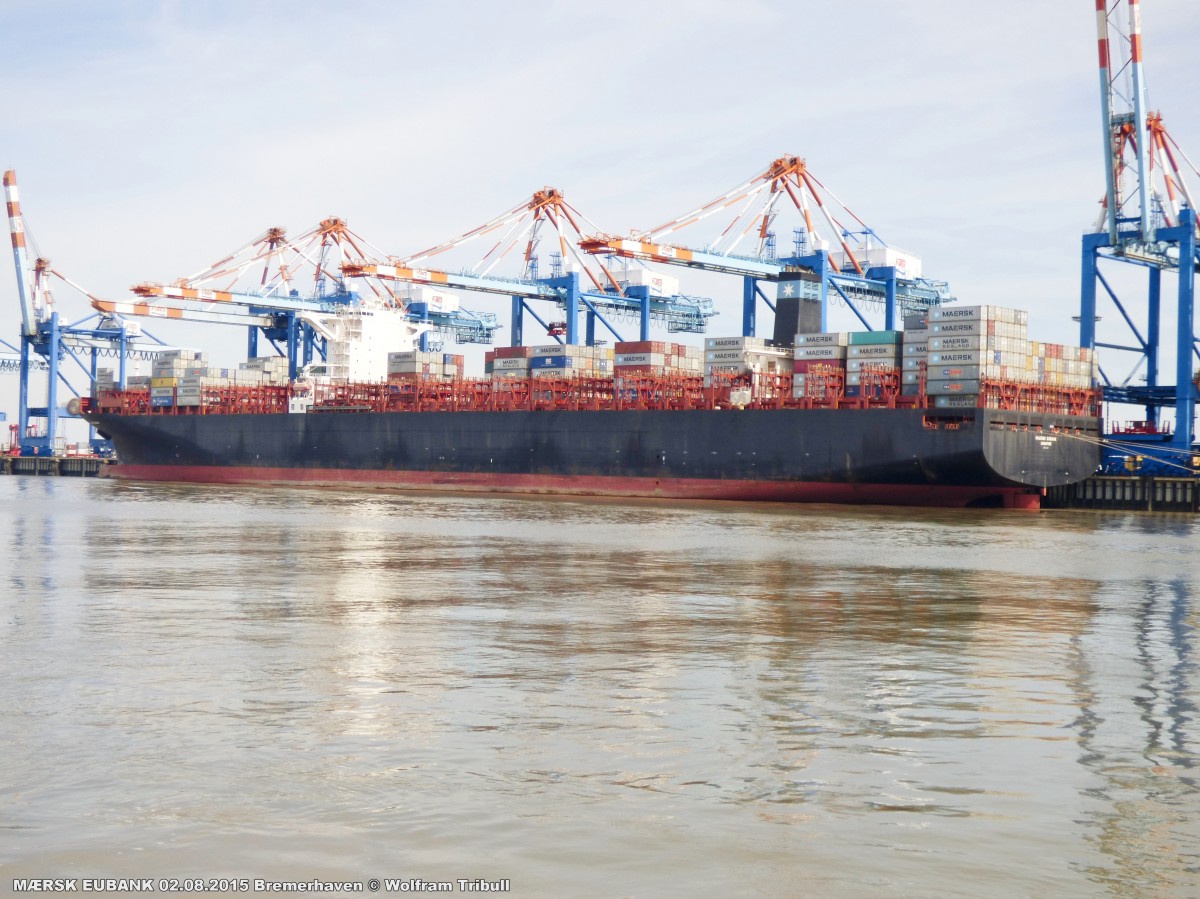 MRSK EUBANK am 02.08.2015 bei Bremerhaven Hhe Container Terminal NTB