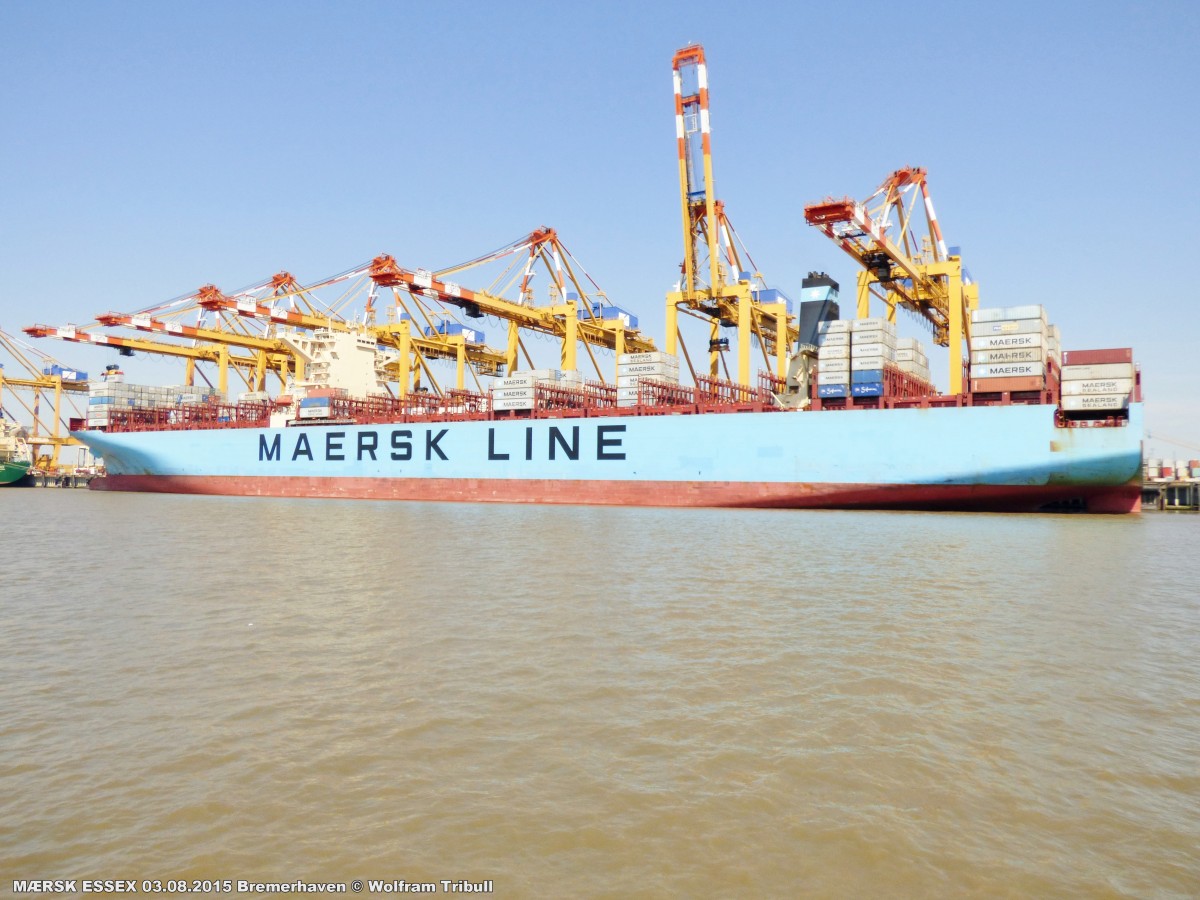 MÆRSK ESSEX (9458092) © Copyright Wolfram Tribull