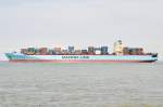 mrsk-algol-9342528/410076/maersk-algol-am-10082009-bei-cuxhaven MAERSK ALGOL am 10.08.2009 bei Cuxhaven Hhe Steubenhft