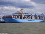 MARIBO MAERSK aufgenommen am 10.08.2014 bei Bremerhaven Hhe Container Terminal NTB 